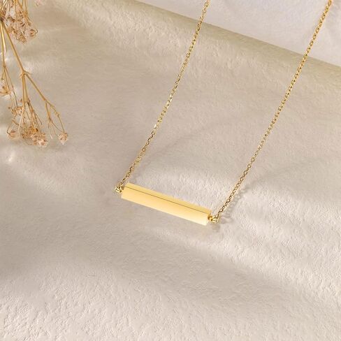 Horizontal Bar Urn Necklaces for Ashes for Women Stainless Steel Cremation Jewelry Ash Pendant of Loved One Keepaske Memorial Human Ashes in Saudi Arabia