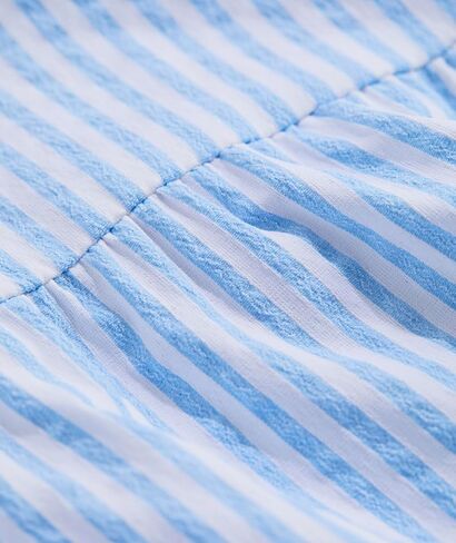 vineyard vines Girls' Harbor Seersucker Tiered Ruffle Dress in Kuwait