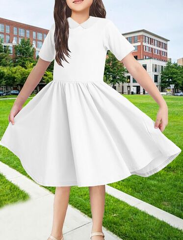 Topstype Girls' Casual Dresses Short Sleeve Summer 5-14 Years in Kuwait