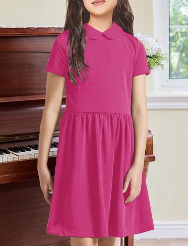 Topstype Girls' Casual Dresses Short Sleeve Summer 5-14 Years in Kuwait