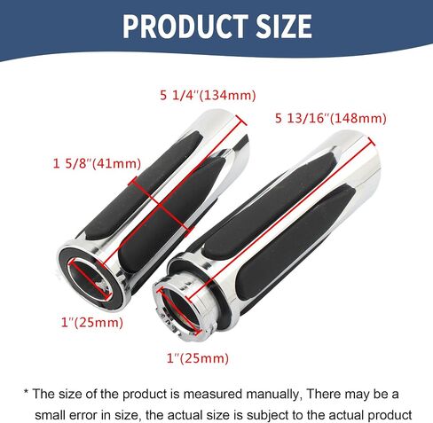 1" 25mm Motorcycle Handlebar Grips Cable Throttle Grips Hand Grips for Harley Sportster 883 XL XR Softail Breakout Dyna Fat Bob Touring Street Glide Road King Electra Glide Road Glide in Kuwait