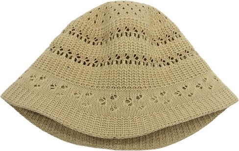 Straw Hats for Women Bucket Hat Packable Sun Hats for Women Woven Knitted Beach Hat Travel Crochet Hat in Saudi Arabia
