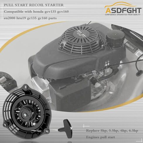 GCV160 سحب بداية بادئ حركة ارتدادي مناسب لهوندا GCV135 GCV160 EN2000 Hru19 GC135 GC160 أجزاء مولد محرك المحرك استبدال 28400-Zl8-023ZA GCV160 نكص سحب كاتب in Saudi Arabia