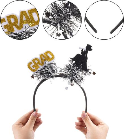 تخرج القبعة عصابات الرأس GRADBAND مع حفلات التخرج السود in Saudi Arabia