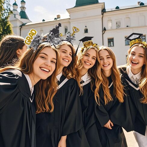 تخرج القبعة عصابات الرأس GRADBAND مع حفلات التخرج السود in Saudi Arabia