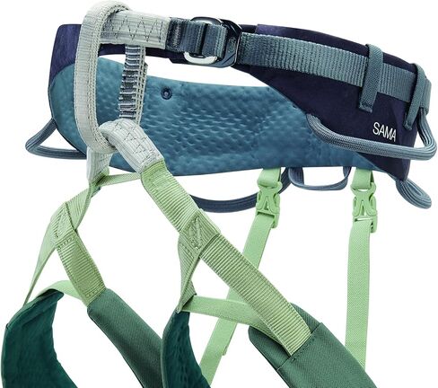 Petzl SAMA Unisex Harness - Rock Climbing Harness for the Gym, Crag, or Multi-Pitch Routes - Grey - L in Saudi Arabia
