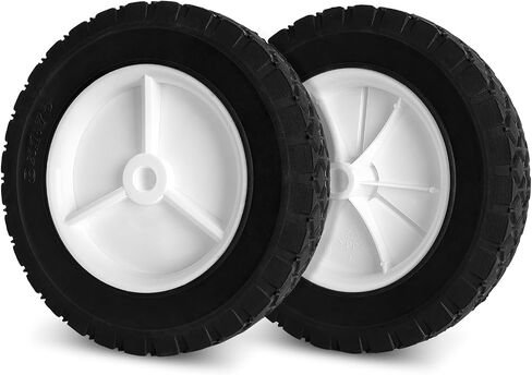 8 Inch Wheels Replaces for Oregon 72-108, 2 Pack Universal Wheels Tires Compatible with Craftsman/AYP/MTD Lawnmower, Radio Flyer Wagon, BBQ Grill, Hand Truck, and Lawn Sprayer in Saudi Arabia