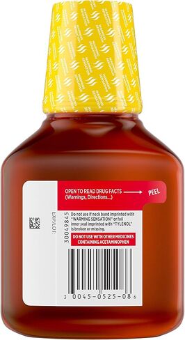Tylenol Severe Cold + Flu Medicine, Liquid Day Cold & Flu Relief, Honey Lemon, 8 Fl. Oz in Saudi Arabia