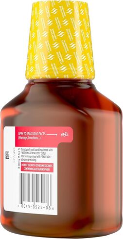 Tylenol Severe Cold + Flu Medicine, Liquid Day Cold & Flu Relief, Honey Lemon, 8 Fl. Oz in Saudi Arabia
