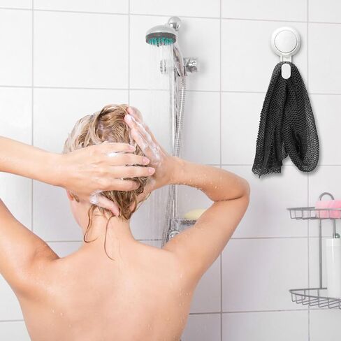 إسفنجة حمام شبكية أفريقية طويلة، إسفنجة استحمام أفريقية من JASSINS، إسفنجة استحمام أفريقية لتقشير الجسم، شبكة طويلة لتقشير الجسم، تنظيف الظهر للبشرة أكثر سلاسة، طول يمتد إلى 66 بوصة (أسود) in Kuwait