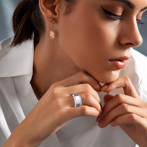 2-Pack Gold Plated Stacking Rings for Oura Ring 4/Gen 3, Non Tarnish,Matte Finish Sandblast Ring with 14K Zirconia Simulated Diamond Ring Stack for Women Size 5-10 in Kuwait