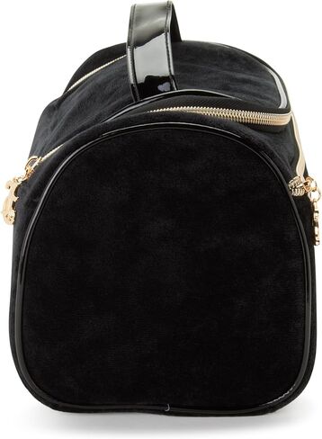 Juicy Couture Women's Cosmetics Bag - Hanging Travel Makeup and Toiletries Small Duffel Bag, Black in Saudi Arabia