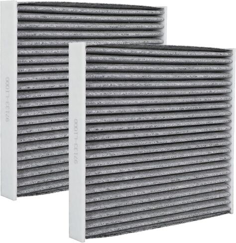 Cabin Air Filter for Hyundai for Tucson for Ioniq 5 for Santa Fe for Elantra for Kona for KIA for EV6 for EV9 for Niro EV for K5 Cabin Filter with Activated Carbon Replace 97133-L1000, 2 Pack in Saudi Arabia