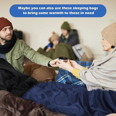Macarrie 12 Pcs Camping Sleeping Bags for Adults Bulk Warm Cold Weather Kids Sleeping Bags Lightweight Waterproof Sleeping Bag Compact Camping Gear Essentials for Camping Traveling Hiking Outdoor in Saudi Arabia