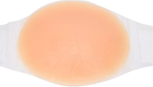 Fake Belly with Straps Silicone Pregnant Belly, Durable Breathable Artificial Pregnant Tummy Fake Pregnancy Belly, for Screen Performances Training (2-4 Months) in Saudi Arabia