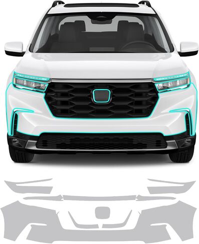 for 2023-2025 Honda Pilot 8.5 Mil TPU PPF Clear Car Precut Paint Protective Film HD Scratch Exterior Accessories (Front Bars + Headlights 11Pcs) in Saudi Arabia