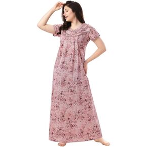 Women Cotton Floor Length Nighty 1633