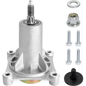 Belleone 187292 Spindle Assembly Fits for Craftsman Husqvarna Ariens Poulan Pro, 587819701 Mandrel Assembly for 42" 46" 48" 54 Deck Mower, Replace for 192870 532187281 532187292 567253301