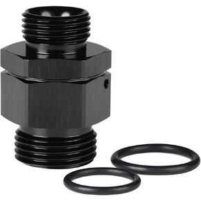 6AN -6 ORB ذكر إلى 8AN -8 ORB الذكور الدوارة اتحاد المحول المقرنة مقرنة الألومنيوم الأسود