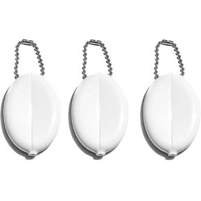 Oval Squeeze Purses - Made in USA (3 White)