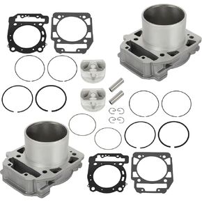 SCITOO Cylinder Piston Top End Rebuild Kits For Bombardier Outlander 400 2003 2004-2006 For Bombardier Outlander 650 2006 For Bombardier Outlander 800 2006 Engine Piston Gasket Kit 420929650420845000