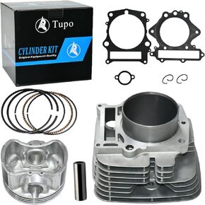 Tupo 595cc 95mm Cylinder Piston Ring Gasket Top End Rebuild Kit Compatible with Yamaha YFM600F YFM600 XT600 TT600 SRX600S Grizzly Realtree Hunter 600 Grizzly600