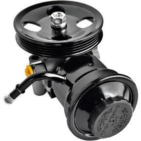 21-5228 Power Steering Pump with Pulley Reservoir Fits for Toyota 4Runner 1996-2000 L4 2.7L, for Tacoma 1997-2001 L4 2.4L, for Tacoma 1996-2001 L4 2.7L, Power Assit Pump Replace OE 965228, 44320-35630
