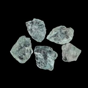 Natural 25 Cts Raw Aquamarine Rough Loose Gemstones Raw Healing Crystals Stones for Tumbling & Jewelry Making Supplies Gem Rocks for Decor & Gifts