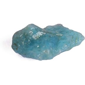 REAL-GEMS 100% Natural Supreme Excellent Aqua Sky Aquamarine, Certified Rough Aquamarine Gemstone 8.65 Ct Unheated Aquamarine Stone