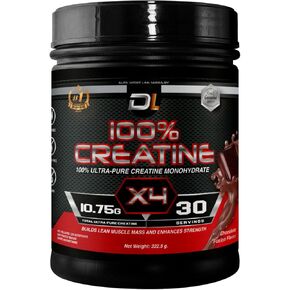 Ultra-Pure Creatine Monohydrate Powder | 100% Micronized Creatine | Build Lean Muscle Mass, Boost Performance, Endurance & Supports Muscle Recovery | No Sugar | 30 Servings (300g, Chocolate)