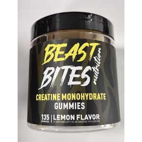 Creatine Monohydrate Gummies 5000mg (135 Count)-Lemon Flavor