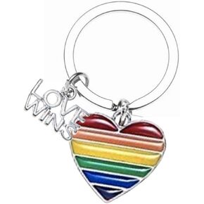 مجموعة Infinity Love Wins keychain ، Gay Gay Pride Gift ، Gay Pride Awareness