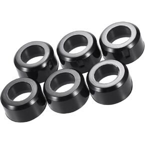 F77Z9G512AA / Fuel Injector Seal Adaptor/for Ford Explorer 1997-2010 / Durable/Metal / 6 Pcs/Black Replace Parts