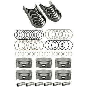 حجم STD Main Rod Rod Bearing & Piston & Piston Ring Tet من أجل Sorento 3.3L 2011-2019 ، لـ Sedona 3.3.L 2011-2019 ، لـ Cadenza 3.3L 2014-2019 ، لـ Santa FE 3.3L 2013-2019 ، لـ Azera 3.3L 2013-2017