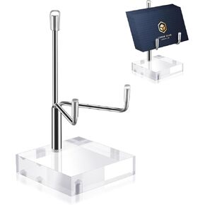 Plate Stands Adjustable Metal Arms Display Stand Easel Small Easel Holder with Acrylic Base Photo Stand Case Plate Clear Base Home Décor Accents for Picture Decorative Book Coral Geodes Rock