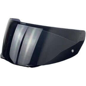 i90 Replacements ، HJ-33 Shield Helmet Shield for HJC I90 Helmets ، Proof Protection Moto Helmets Parts (اليوم الأسود والليل)