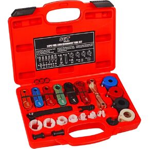 SGT Master Quick Disconnect Tool Set,22pc Line Disconnect Tool Kit for A/C Fuel & Transmission Systems,Fuel Line Quick Disconnect Tool Master Set Apply to Most Ford Chevy GM Models
