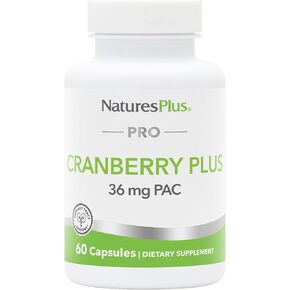NaturesPlus PRO Cranberry Plus - 60 Capsules - Non-GMO, Gluten Free - 60 Servings