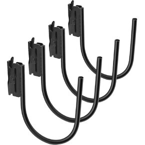 4 حزمة E-Track J Hooks Heavy Duty Big Black ، شماعات المسار الإلكتروني ، إكسسوارات المسار E للمقطورة المغلقة ، مقطورة شبه شاحنة ، شاحنة شحن
