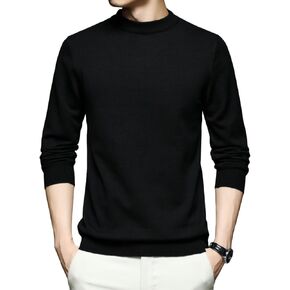 Men's Sweater Pullover,Crew Neck Slim Fitted Long Sleeve Knitted Casual Solid Tops S~2XL