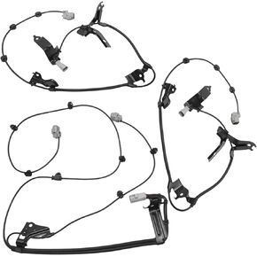 4Pack 89516-0C040 ABS Wheel Speed Sensor Front Driver and Passenger Rear Center Side, Replacement for Toyota Tundra 2007-2021, Replaces 89516-0C030 89516-0C050