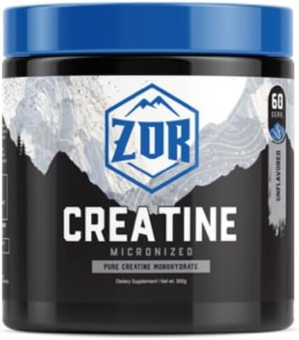ZOR Micronized Creatine 5000 mg-يدعم أداء التدريب ، ويعزز التدريبات عالية الكثافة ، ويعزز القوة والقوة ، ونمو العضلات ، والانتعاش بعد التمرين-خالية من الغلوتين ، خالية من السكر ، غير المعدلة وراثيا in Saudi Arabia