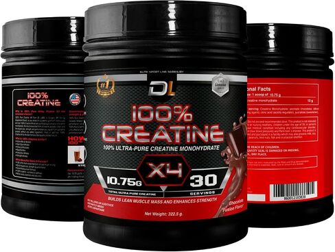 Ultra-Pure Creatine Monohydrate Powder | 100% Micronized Creatine | Build Lean Muscle Mass, Boost Performance, Endurance & Supports Muscle Recovery | No Sugar | 30 Servings (300g, Chocolate) in Saudi Arabia