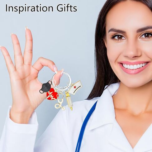 Nurse Gifts for Women Keychain, Nurse Appreciation Gifts Accessories for Work Nursing Nurses Week Gift in Kuwait