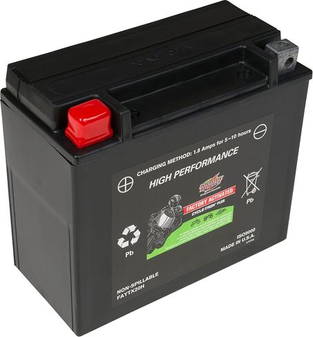 Interstate Batteries YTZ12S Factory Activated 12V 11Ah 190CCA Powersports Battery SLA AGM Rechargeable Replacement Battery for Motorcycles, Scooters, Lawn and Garden (FAITZ12S) in Saudi Arabia