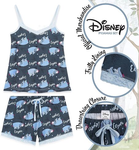 Disney Stitch Womens Pajamas Vest PJs للنساء مجموعات S-XL غرزة هدايا in Saudi Arabia