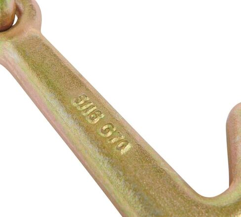 منتجات MyTee (8 حزمة) 5/16 "Mini J Hook G70 W/RINK FLOST ، 5400 LBS WLL in Saudi Arabia