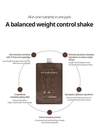 Korean Food All-In-One Multi Shake Cinnamon Pecan(50g*7 Packs) Dietary Fiber, Essential Amino Acids, Vitamins, 7-Day Convenient Individual Packs (12.35 oz) in Kuwait