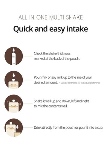 Korean Food All-In-One Multi Shake Cinnamon Pecan(50g*7 Packs) Dietary Fiber, Essential Amino Acids, Vitamins, 7-Day Convenient Individual Packs (12.35 oz) in Kuwait