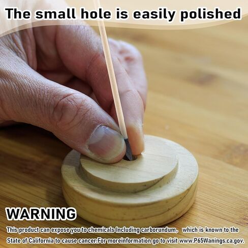 اعواد صنفرة من 100 قطعة من اعواد الثقاب واغصان الصنفرة الدقيقة للنماذج البلاستيكية والهوايات الخشبية، 280 حبيبة، 5.4 × 0.2 انش in Kuwait